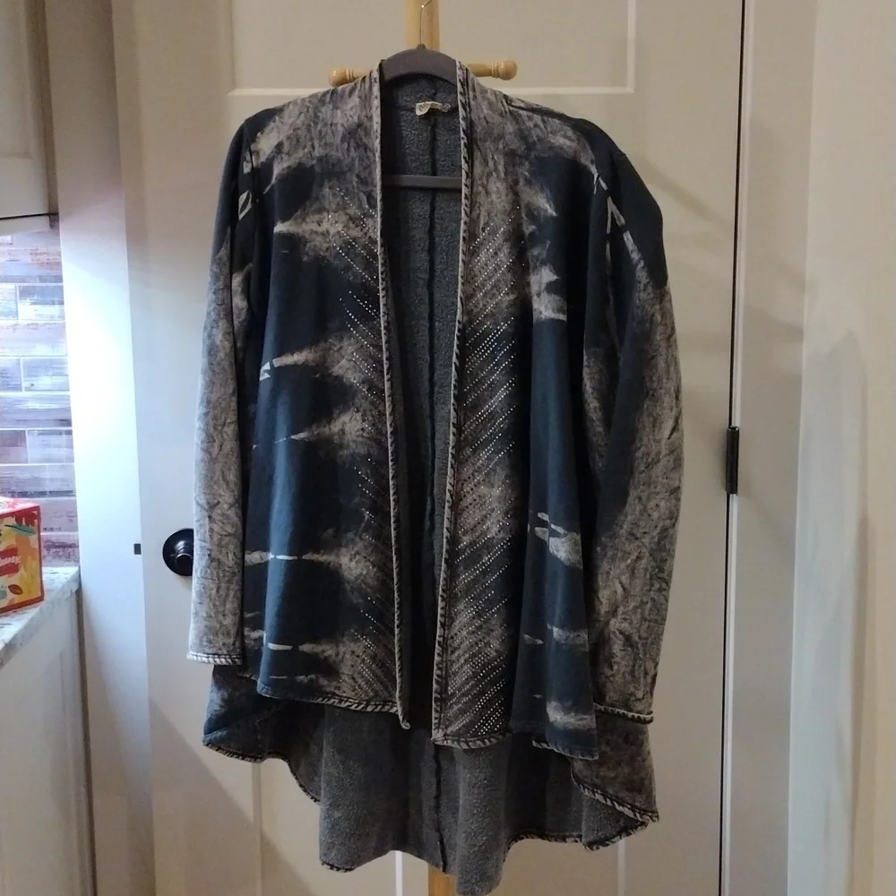 Vocal Sparkle Tie dye Sweatshirt Jacket - Picture 1 of 5